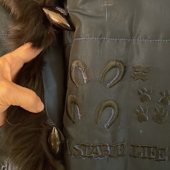 ICEBERG Rare Iconic Disney Historic Fur Trim Jacket Made in Italy Vintage - Picture 8 of 15